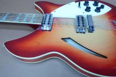 Rickenbacker 360/12C63 FG (Fireglo)Maple Semi-Acoustic Body・Deluxe Vintage Repro Peg・Maple Set-in Neck・Vintage Single Coil Toaster Pickup・6way With Split Saddle・Trapeze Tailpiece・Weight / 3.5kg【With Original Har_13