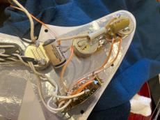 Fender Mexico Standard Stratocaster Candy Apple Red SCHALLER Lock Meister MOD 2013_11