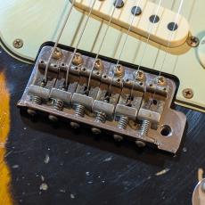 Fender Custom Shop 1963 Stratocaster Super Heavy Relic 2P Selected Ash  -Black over 3TS-【3.45kg】【アッシュボディ】_5