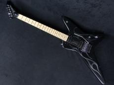KRAMER Tracii Guns "Gunstar" Voyager Black Metallic and Silver Ghost Flames_2