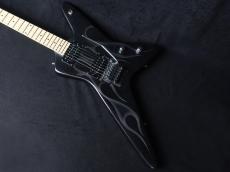 KRAMER Tracii Guns "Gunstar" Voyager Black Metallic and Silver Ghost Flames_3