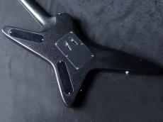 KRAMER Tracii Guns "Gunstar" Voyager Black Metallic and Silver Ghost Flames_7