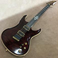 Valenti Guitars Nebula Carved, Blood Red_2