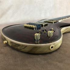 Valenti Guitars Nebula Carved, Blood Red_9
