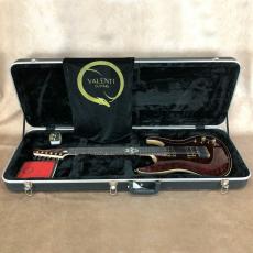 Valenti Guitars Nebula Carved, Blood Red_10
