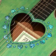 ZEMAITIS CAF-90HCW, Forest Green Abalone_8