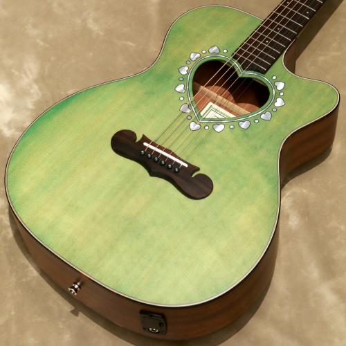 ZEMAITIS CAF-90HCW, Forest Green Mother of Pearl