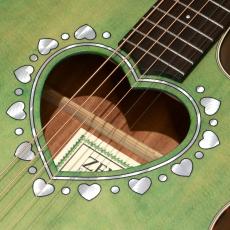 ZEMAITIS CAF-90HCW, Forest Green Mother of Pearl_8