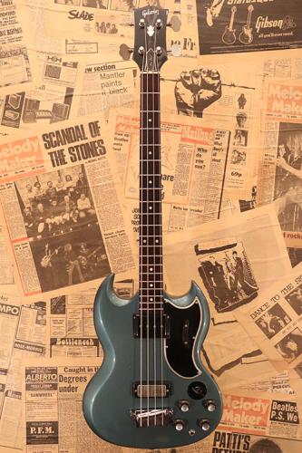 Gibson 1962 EB-3 "Pelham Blue Re-Finished"