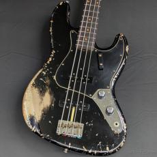 Fender Custom Shop ~Bass Planet Spec~ 1961 Jazz Bass Heavy Relic -Black over ShorelineGold-