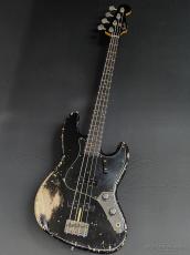 Fender Custom Shop ~Bass Planet Spec~ 1961 Jazz Bass Heavy Relic -Black over ShorelineGold-_2