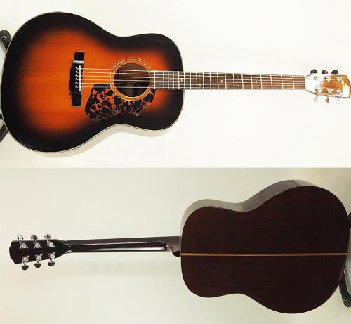 【送料込】モーリス　MW650P　トップ単板　生ギター　整備済新品弦　リペア品 MORRIS TOP 単板 ピックアップ搭載 MW650P