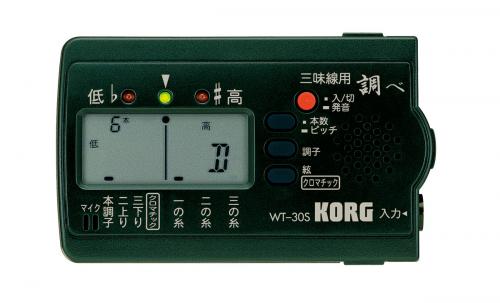 KORG 三味線用チューナー 調べ WT-30S