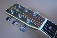 Cat's Eyes CE-2000 / Torch Inlay・U.S.A Grover 102 Peg・Solid Ezo Spruce Top・Solid Jacaranda Side and Back・ D-41 Style Solid Abalone Trim and Rosette・Ebony Fingerboard and Bridge・Under Finish Pick guard 【With Orig_8