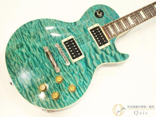 Gibson Historic Collection LPR-9 hand selected Quilt Top Aqua Blue[XL002]【神戸店在庫】