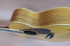 YAMAHA LJ-36KM HANA / 南こうせつ Signature Model・Medium Jumbo Body・Engelmann Spruce Top (A.E.R)・ Indian Rosewood Side and Back・Ebony Fingerboard and Bridge・桜 Inlay “ ざくろの花 “ Painting【With Original Case】2009年製　_5