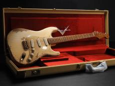 Fender Custom Shop MBS Dale Wilson Masterbuild 1957 Stratocaster Super Heavy Relic ~Aged White Blonde~ _2