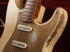 Fender Custom Shop MBS Dale Wilson Masterbuild 1957 Stratocaster Super Heavy Relic ~Aged White Blonde~ _5