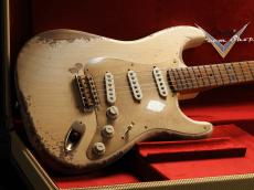 Fender Custom Shop MBS Dale Wilson Masterbuild 1957 Stratocaster Super Heavy Relic ~Aged White Blonde~ _10