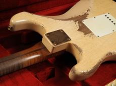 Fender Custom Shop MBS Dale Wilson Masterbuild 1957 Stratocaster Super Heavy Relic ~Aged White Blonde~ _14