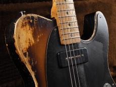 Nacho Guitars 1950-52 Blackguard w/P-90 ~Super Heavily Aged Sunburst~_4