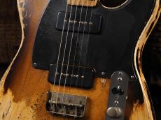 Nacho Guitars 1950-52 Blackguard w/P-90 ~Super Heavily Aged Sunburst~_5
