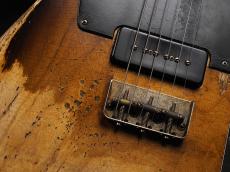 Nacho Guitars 1950-52 Blackguard w/P-90 ~Super Heavily Aged Sunburst~_6