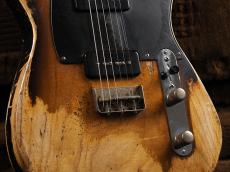 Nacho Guitars 1950-52 Blackguard w/P-90 ~Super Heavily Aged Sunburst~_7