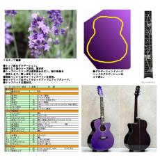Takamine 【現物動画あり】700 CTM ラベンダー【生産数1本】【工場選定スプルース×ローズウッド】_2