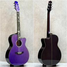 Takamine 【現物動画あり】700 CTM ラベンダー【生産数1本】【工場選定スプルース×ローズウッド】_3