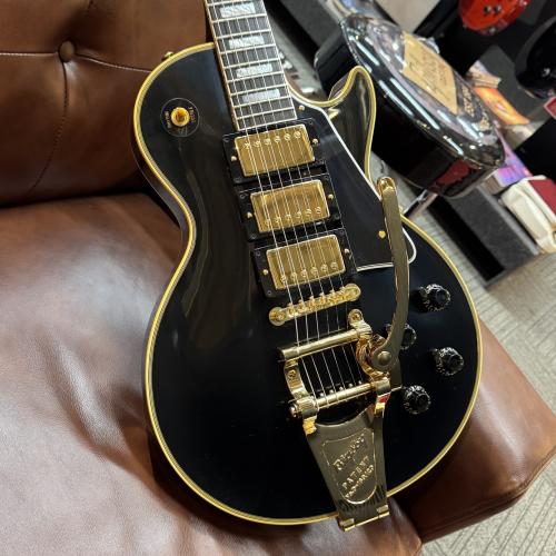 Gibson 【極上指板・軽量個体】 1957 Les Paul Custom Reissue 3-Pickup Bigsby VOS Ebony #751477【4.34kg】