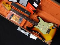Fender Custom Shop 1960 Stratocaster Heavy Relic Faded Aged 3-Color Sunburst_2