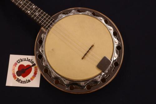 Custom George Formby Style 1930's Soprano Resonator Banjo Ukulele #5551