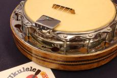 Custom George Formby Style 1930's Soprano Resonator Banjo Ukulele #5551_2