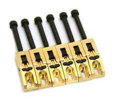FU-Tone Graph Tech String Saver Saddle Set for Locking Tremolos Gold