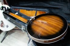 ARIA SB-40　5弦バンジョー 　ハードケース付き　マイク搭載アンプに繋げる　エレキバンジョー　Banjo_6