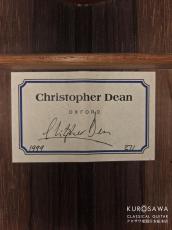 Christopher Dean クリストファー・ディーン 1999年製 松・ハカランダ 640mm 20フレット 【日本総本店2F 在庫品】_4