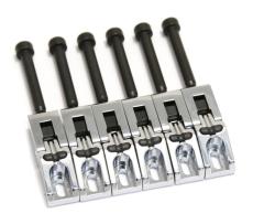 FU-Tone Graph Tech String Saver Saddle Set for Locking Tremolos Chrome