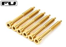 FU-Tone Titanium String Lock Screw Set(6) Gold