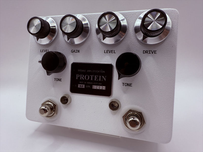 BROWNE AMPLIFICATION The Protein V4 White -Dual Overdrive- 新品