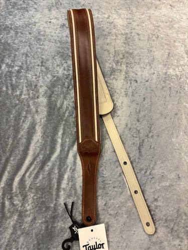 Taylor 8250-03 Taylor Element Strap Br/Cr Leather 2.5" 【本革ストラップ】