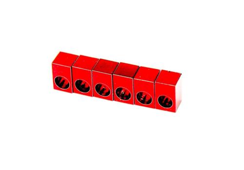 FU-Tone Titanium Saddle Insert Set (6 String) RED