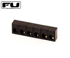 FU-Tone Titanium Saddle Insert Set (6 String) Black