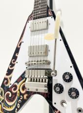 Epiphone Jimi Hendrix "Love Drops" Flying V Ebony_2
