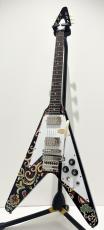 Epiphone Jimi Hendrix "Love Drops" Flying V Ebony_3