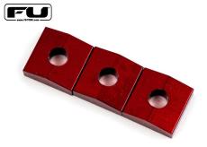 FU-Tone Titanium Lock Nut Blocks – Set of 3 RED