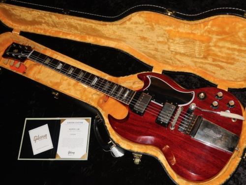 Gibson Custom Shop Murphy Lab 1964 SG Standard w/Maestro Vibrola Ultra Light Aged PSL : Cherry Red