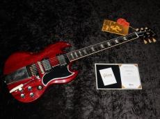 Gibson Custom Shop Murphy Lab 1964 SG Standard w/Maestro Vibrola Ultra Light Aged PSL : Cherry Red_6