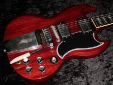 Gibson Custom Shop Murphy Lab 1964 SG Standard w/Maestro Vibrola Ultra Light Aged PSL : Cherry Red_7