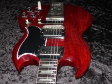 Gibson Custom Shop Murphy Lab 1964 SG Standard w/Maestro Vibrola Ultra Light Aged PSL : Cherry Red_8